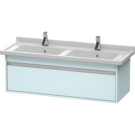 Mueble bajo lavabo KETHO 465x1200x410mm Azul claro mate