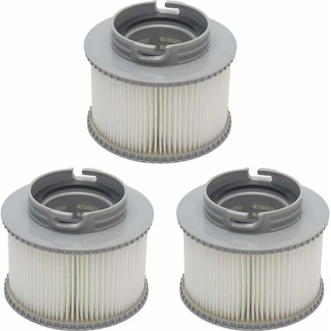 3 cartucce filtro spa per MSpaFD2089, cartucce filtro di ricambio per filtri piscina per vasca da bagno, spa, piscina, per offrirti acqua pulita e fresca (118,5 cm) (1/5)