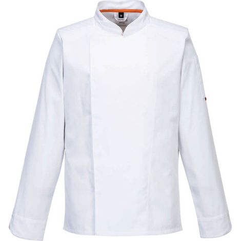 Chaqueta de manga larga Stretch Mesh Air Pro, panel en axila de MeshAir C846 M Blanco