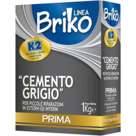 LINEA BRIKO CEMENTO GRIGIO DA  1 KG Q.TA 12
