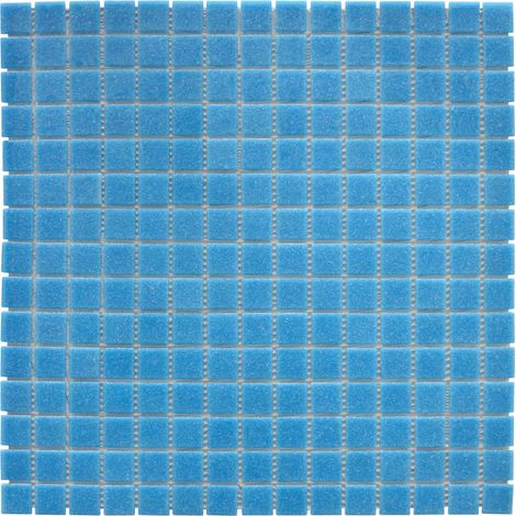 MOSAIQUE DECORATION BLEU TRAME PAPIER CASA LINEA 1 PLAQUE 32,7 x 32,7 CM CASA LINEA
