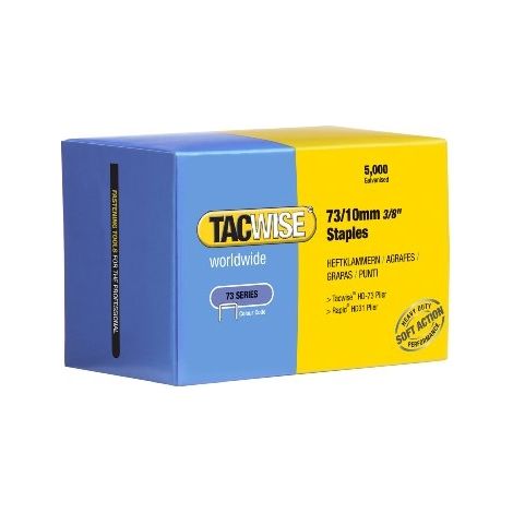 TACWISE 0456 BOÎTE DE 5 000 AGRAFES POUR PINCE AGRAFEUSE 73/10 MM