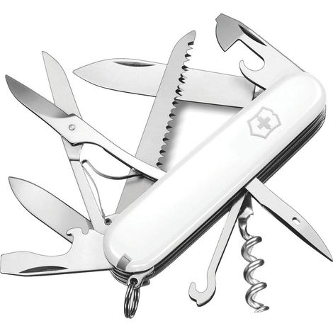 Victorinox, Huntsman, Coltellino Svizzero, Originale, Multiuso, Campeggio, 15 Funzioni, Lama, grande, Cavatappi (1/4)