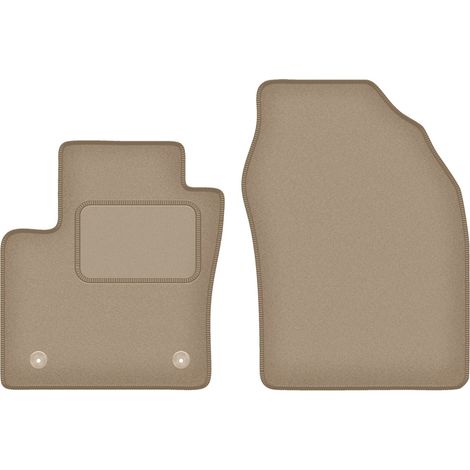 Tapis de sol avant pour : Toyota C-HR II crossover (2024-) beige
