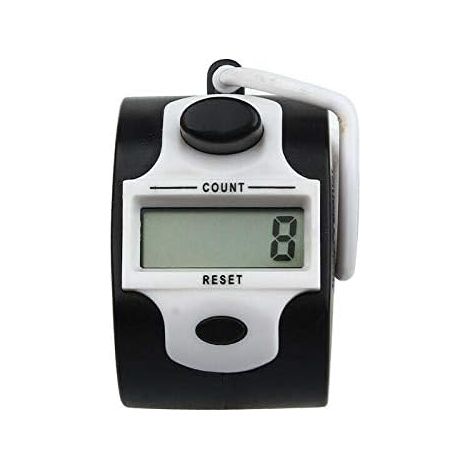 1 Pièce - Compteur Manuel - Compteur Numérique - Affichage 5 Chiffres Pour Sport Et École Bouton Reset Rapide Blanc 6x4x2cm (1/2)