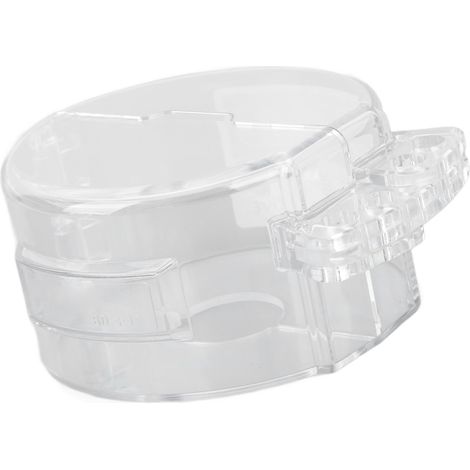 Couvercle de poignée de protection transparent à 4 trous pour vanne à guillotine avec verrouillage et isolation électrique (1/5)