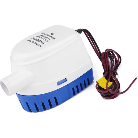 Pompe de cale submersible automatique 12V bateau marin 1100GPH avec interrupteur à flotteur intégré (1/5)