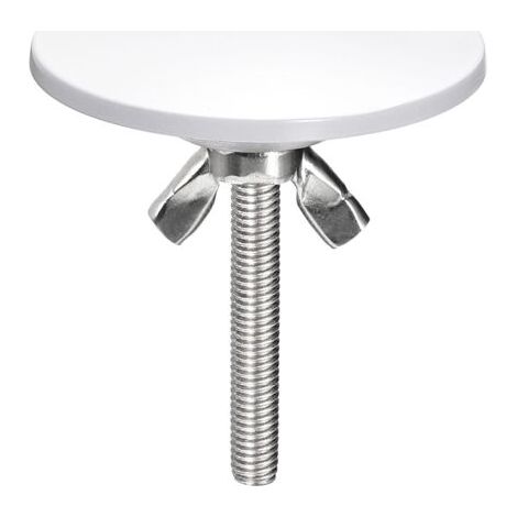 1Pcs - Couvercle de Couvercle Trou Robinet Bouchon Evier Cache Trou pour Évier de Cuisine, (Blanc) Trou de Robinet en Alliage de Zinc, pour Lavabo, Évier, Plan de Travail
