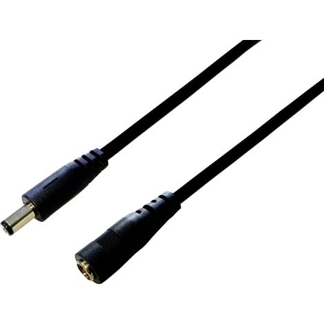 BKL Electronic 072067 Niedervolt-Verlängerungskabel Niedervolt-Stecker - Niedervolt-Buchse 5.5 mm 2.
