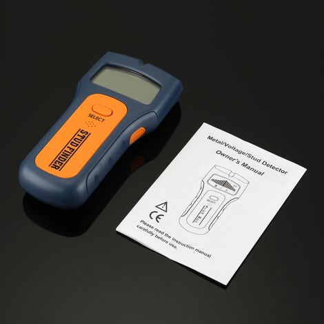 Detector de montantes metálicos y cables eléctricos con corriente 5 en 1 con pantalla LCD y escáner de pared 5 en 1