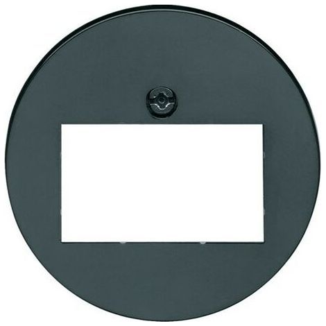 Enjoliveur couleur nuit pour prise HP ou prise RJ45 série1930 HAGER WMV750N (1/2)