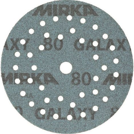Mirka disque abrasif adhérent GALAXY Grip Multifit ( 4000845325 ) 125 mm grain 80 céramique/corindon nombre de trous 72 50 pièces