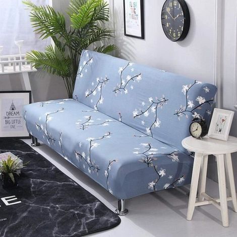 1 Housse de canapé, Anti-dérapant Imperméable Pliable pour canapé-lit sans accoudoirs 160-190cm (1/4)