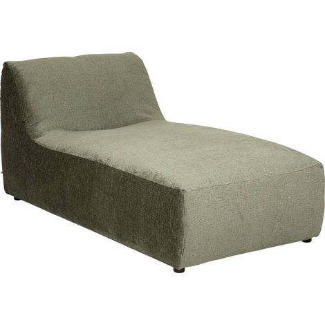 Modulo chaise longue mavuno in velluto 87x154cm verde cedro - Atmosphera créateur d'intérieur (1/5)