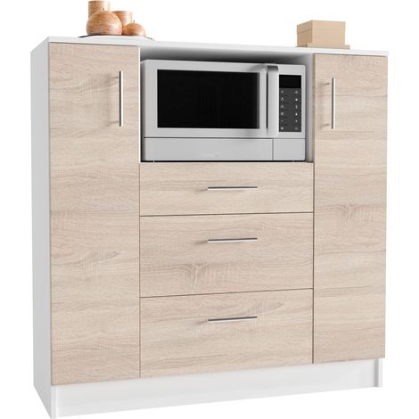 Armadio cucina cassettiera Microonde Esilo 110x109x40 - VCM