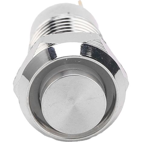 Interrupteur Momentané Étanche 8mm Bouton Poussoir Inox Marche/Arrêt 3V (1/5)