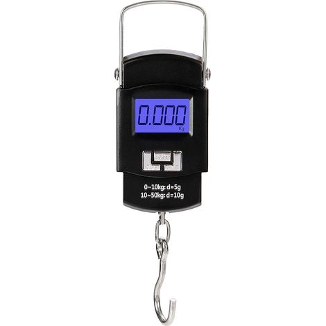 Balance à bagages numérique portable, capacité de 50 kg, vous permet de vérifier le poids avant l'embarquement, à l'aéroport ou à domicile.-AquaForge (1/5)