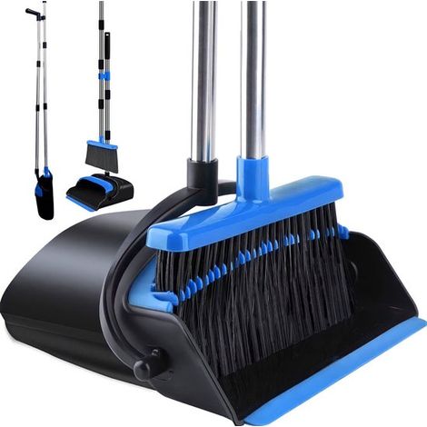 Pelle et balayette à long manche - 87 à 127 cm - Nettoyage des dents (1/5)