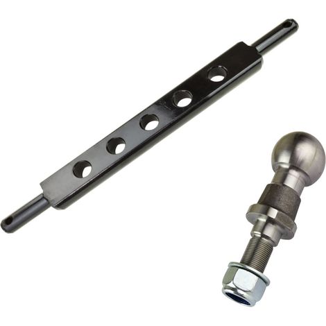 Ackerschiene 540mm Kat I mit Kugelbolzen Kugelkopf Kugelkopfbolzen Anhängebolzen