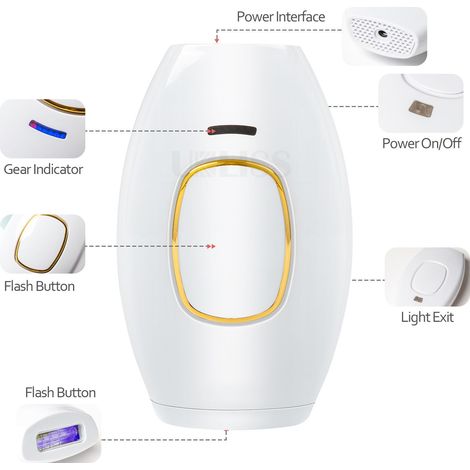 [RM]Épilateur à lumière pulsée pour femmes, 500 000 flashs, rasoir électrique, épilateur facial, rasoir pour femmes-AquaForge