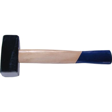 Marteau de Maçon 1500 g, Masse avec Manche en Bois