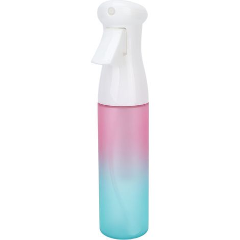 300-ml-Multifunktions-Sprühflasche, Rosa/Grün – Feiner Sprühnebel für Haarstyling und Reinigung (1/5)