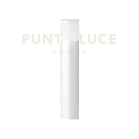 GES711- PALETTO BIANCO 1 LUCE ATTACCO E27 IP44 ALLUMINIO 50CM TONDO