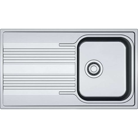 Franke Smart - Fregadero de acero inoxidable SRX 611-86, 86x50 cm 101.0395.016 (1/4)