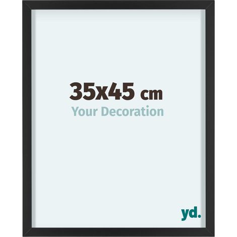 yd. - Cadre photo 35x45 - Noir - Aluminium - Virginia (1/5)