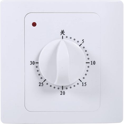 Prise minuterie Dan&Dre 9 x 6 cm (1 pièce) - 220 V CA, 10 A (1/5)
