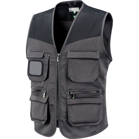 Gilet da lavoro Neri Discovery multitasche stretch - L (1/3)