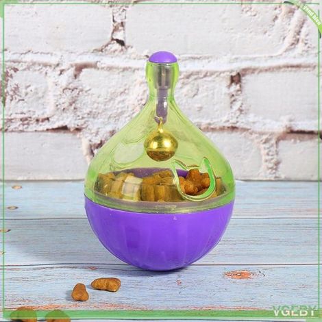 Jouet distributeur de nourriture - FAFEICY - Roly-Poly - ABS non toxique - Coque transparente - Cloche intégrée (1/4)
