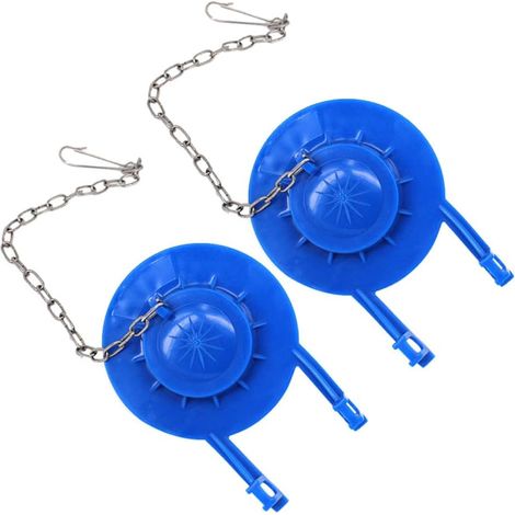 2 Pièces Vanne de Vidange Wc pour Réservoir de Toilettes, Pvc (1/5)