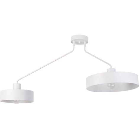 Plafoniera loft bianca Jumbo 2 luci E27 Sigma Lighting