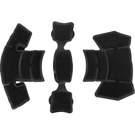 Coussinet de casque en mousse mémoire, protection intérieure confortable pour casques, accessoire noir (1/5)