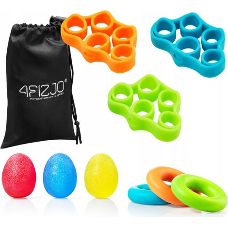 Set di allenamento per polsi 4FIZJO, 9 pezzi