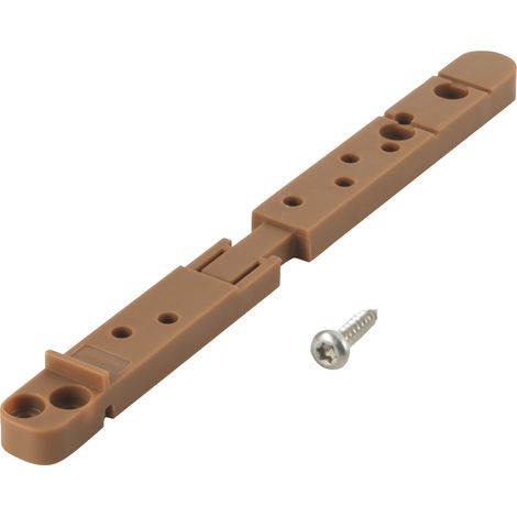 wolfcraft - Lot de 100 Raccords "Vissage invisible" pour Lame de Terrasse - Inclus 600 vis inox TX 20 - réf. 6974000
