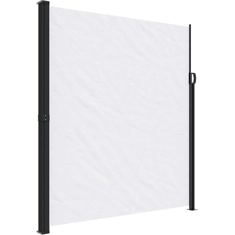 Tenda da Sole Laterale Retrattile Bianco 220x500 cm vidaXL