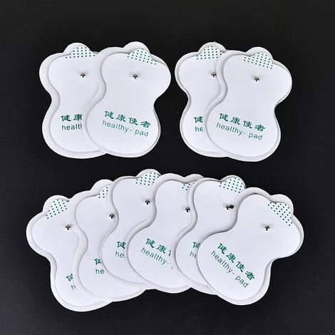 Filiyano-10 électrodes TENS auto-adhésives en gel pour massage et acupuncture corporelle, stimulateur d'impulsions thérapeutiques, électro-adhésif