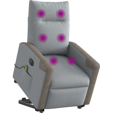 Maison Exclusive - Elektrischer Massagesessel mit Aufstehhilfe He