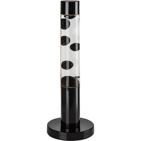 Dekorative Lavalampe schwarz für Wohnzimmer Schlafzimmer LED 25W LAVASTIC Rabalux