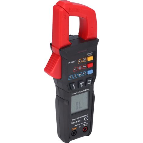 Pince ampèremétrique numérique multimètre intelligente pour test de tension, de résistance et de courant AC/DC UT202BT (1/5)