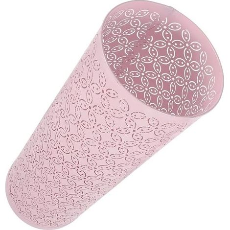 Seau de Rangement Pratique et Fonction de Séchage pour Parapluie Support en Fer Rose Design Élégant pour Intérieur et Entrée pour Parapluies et Cannes (1/5)