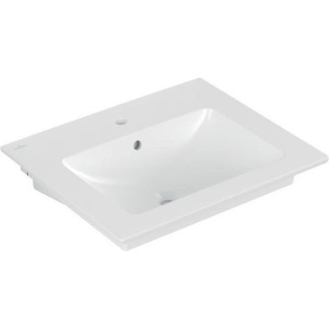 V&B Waschtisch VENTICELLO 600x500mm. mit Überlauf stone white C+