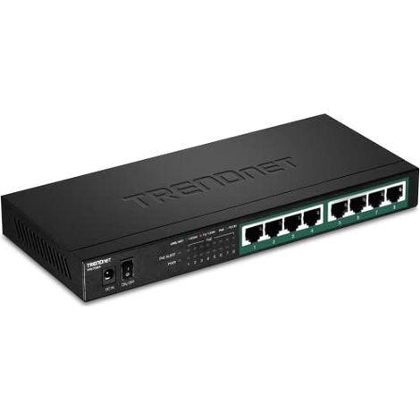 TRENDnet TPE-TG84 Commutateur Gigabit PoE+ 8 Ports, Budget d'alimentation PoE 120 W, ca...