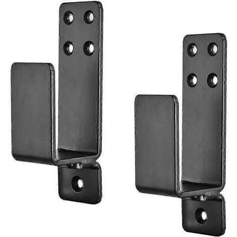 Supports de barricade de porte à ouverture par le bas, supports de barre de sécurité 2x4, empêchent les intrusions non autorisées (1/5)