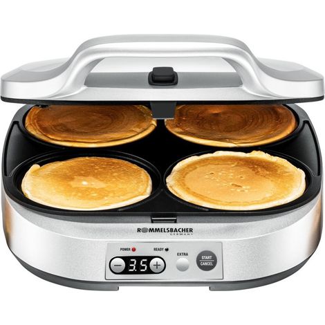 Rommelsbacher PC 1800 PANCAKE MAKER Silber