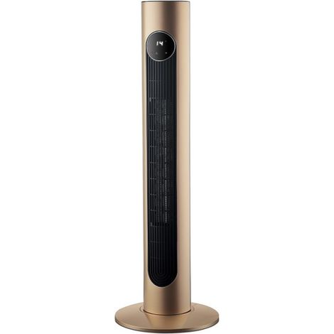Termoventilador ceramico vertical 2000w oro oscilant.c.remoto 2potenc.3func termost.reg. antivuelco temporizador 90x21x21cm (1/3)