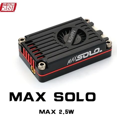 RUSH TANK MAX SOLO FPV-Renndrohne 5,8 GHz 2,5 W 48-Kanal-VTX mit leistungsstarker Bildübertragung.