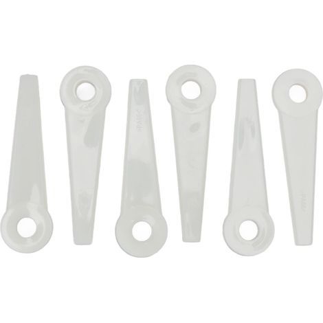 32 lame di plastica per tosaerba, lame da taglio, testine per tagliaerba, lame di ricambio pratiche e portatili per tosaerba, accessori per tagliaerba da giardino. (1/5)